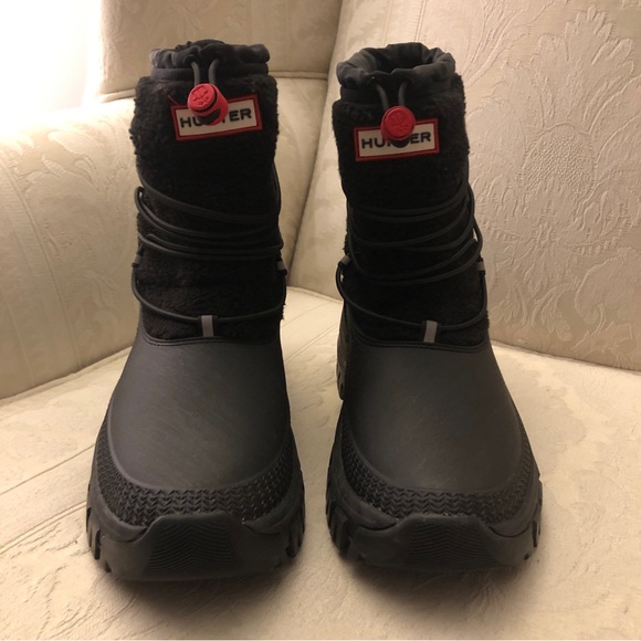 Hunter wanderer short sherpa  winter boots snow boots - Picture 6 of 10